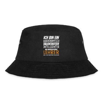 Ich bin ein Außerordentlich Wunderschöner Lehrer - Bucket Hat - Schwarz - Vorne - Lela (165cm)