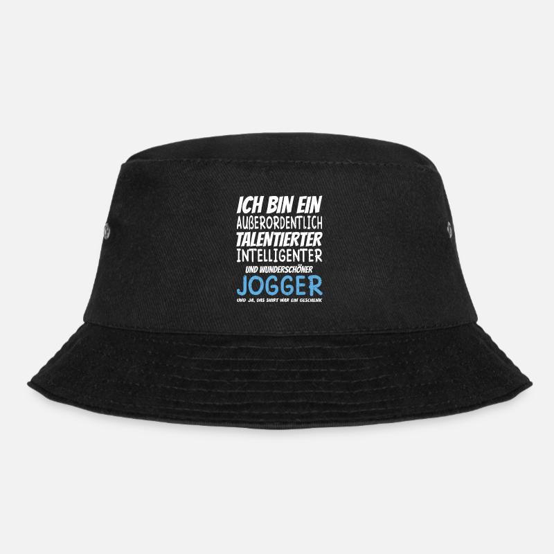 Ich bin ein Außerordentlich Wunderschöner Jogger - Bucket Hat - Schwarz