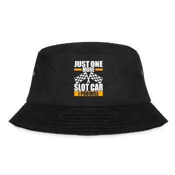 Slotcar Slotracing - Bucket Hat - Schwarz - Vorne - Lela (165cm)