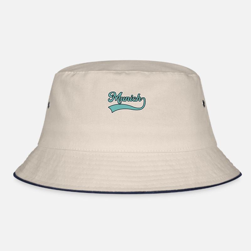 Munich lettering Bucket Hat