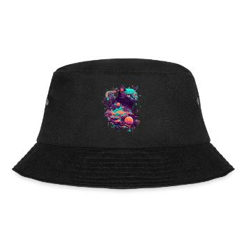 vector katze 2 0 - Bucket Hat - Schwarz - Vorne - Lela (165cm)