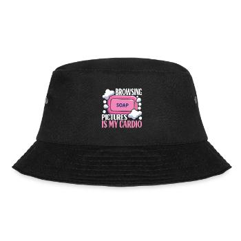 Seifenmacher Seife Machen - Bucket Hat - Schwarz - Vorne - Lela (165cm)