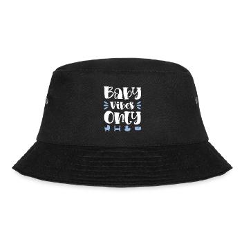 baby vibes only - Bucket Hat - Schwarz - Vorne - Lela (165cm)