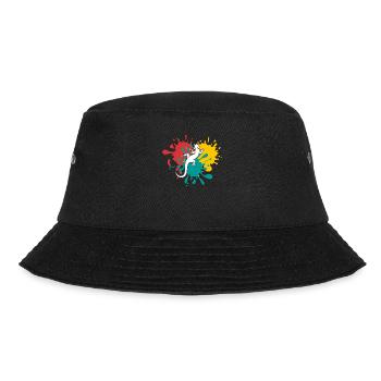 Eidechse - Bucket Hat - Schwarz - Vorne - Lela (165cm)