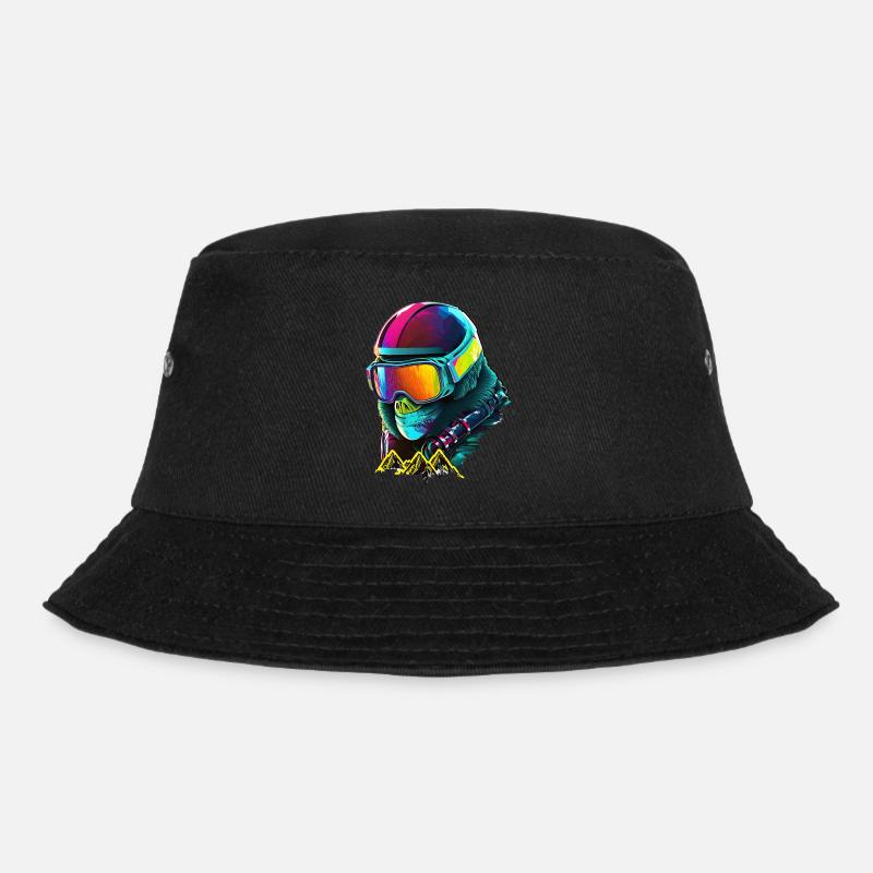 Skieur gorille cool - Bob - noir