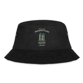 Munich Frauenkirche twin towers, observation tower - Bucket Hat - black - Front - Lela (165cm)