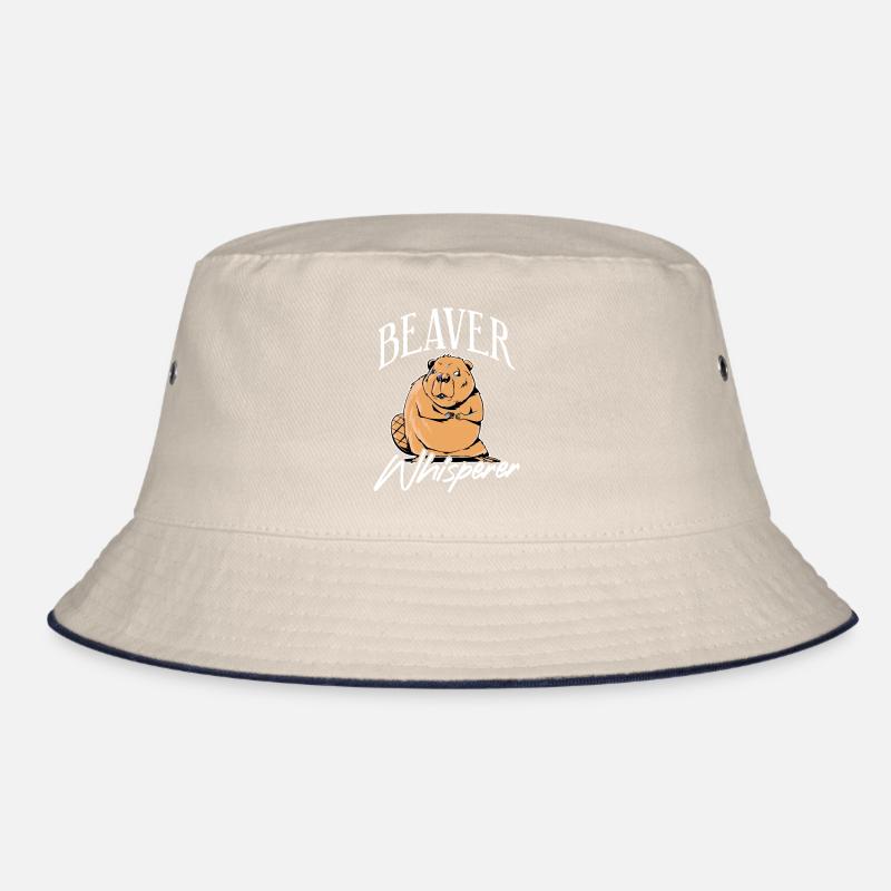 Beaver Whisperer Lodger dam Builder Animal Bucket Hat