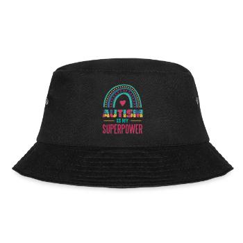 Autism is My Superpower - Bucket Hat - black - Front - Lela (165cm)