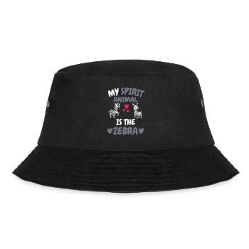 My Spiritual Animal Africa Animal Gift Zebra - Bucket Hat - black - Front - Lela (165cm)