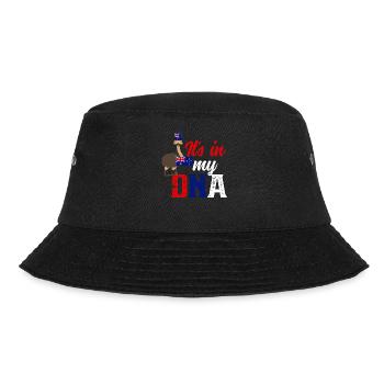Neuseeland Kultur Kiwi Vogel Neuseeland Flagge - Bucket Hat - Schwarz - Vorne - Lela (165cm)