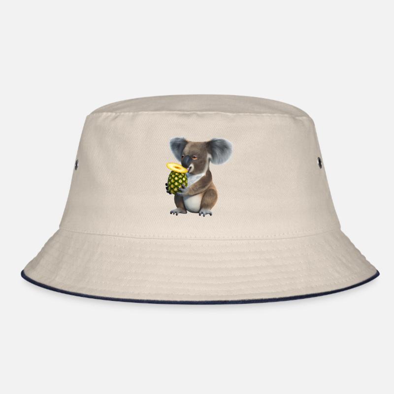 Koala und Ananas Bucket Hat