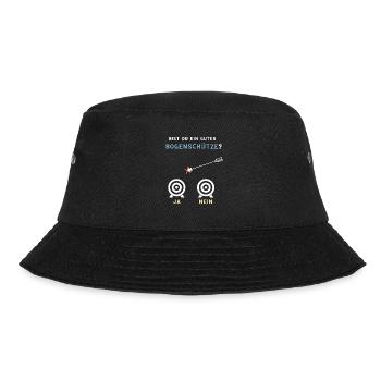 Bist du ein guter Bogenschütze ja nein - Bucket Hat - Schwarz - Vorne - Lela (165cm)