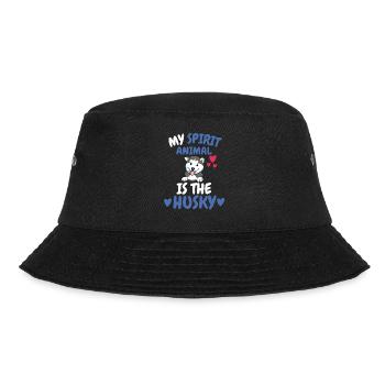 My Spiritual Animal Dog Friend Gift Husky - Bucket Hat - black - Front - Lela (165cm)