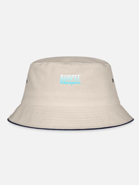 Burpee Champion - Bucket Hat - ecru/navy - Front