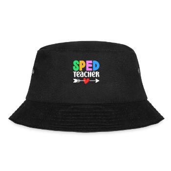 Lehrer Für Sonderpädagogik Sonderpädagoge Beruf - Bucket Hat - Schwarz - Vorne - Lela (165cm)