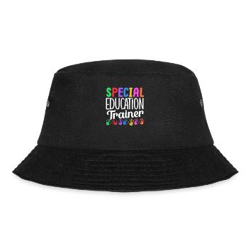 Special Education Trainer Special Education Teacher - Bucket Hat - black - Front - Lela (165cm)