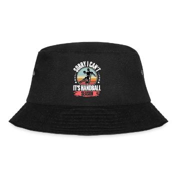 Handball Handballer - Bucket Hat - Schwarz - Vorne - Lela (165cm)