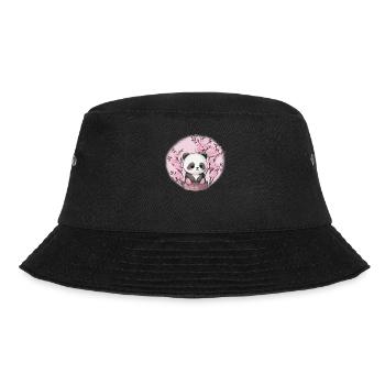 Panda cute animals for kids Kawaii pandas bears - Bucket Hat - black - Front - Lela (165cm)