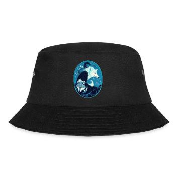 Wölfe - Bucket Hat - Schwarz - Vorne - Lela (165cm)