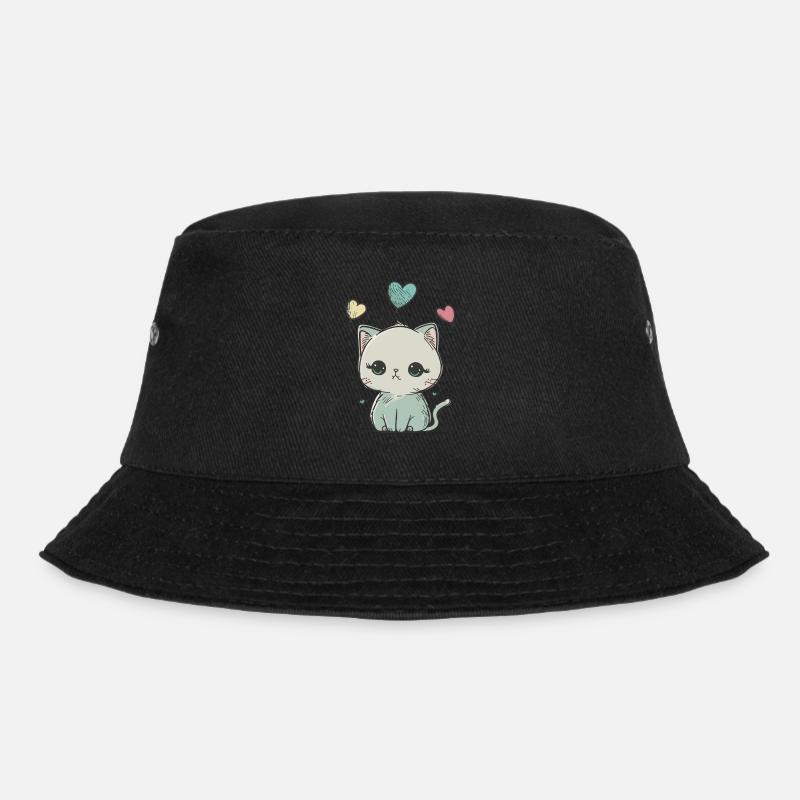 mignon petit chat Doodle - Bob - noir