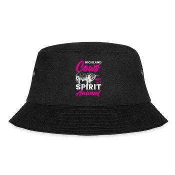 Scottish Highland cattle Highland Cattle - Bucket Hat - black - Front - Lela (165cm)