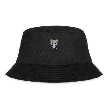 Wolf Wolfshund Vampir Emo - Bucket Hat - Schwarz - Vorne - Lela (165cm)