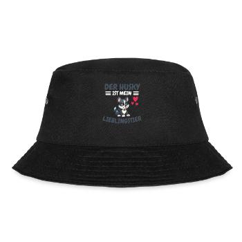 Lieblingstier Hundeliebhaber Hund Geschenk Husky - Bucket Hat - Schwarz - Vorne - Lela (165cm)