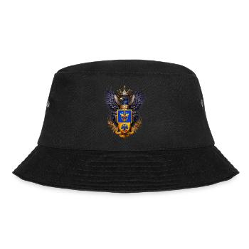 Adler mit Wappen - Bucket Hat - Schwarz - Vorne - Lela (165cm)