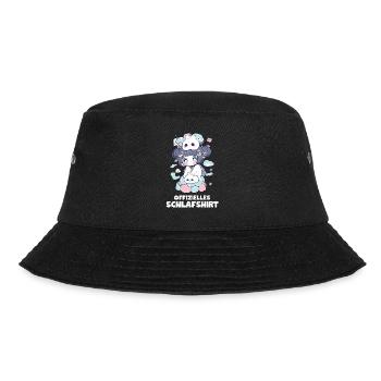 Kawaii Shirt Kinder - Offizielles Anime Design - Bucket Hat - Schwarz - Vorne - Lela (165cm)