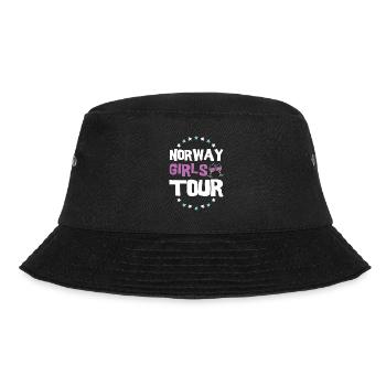 Norwegen Girls Tour - Bucket Hat - Schwarz - Vorne - Lela (165cm)