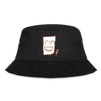 Happy fellas (white) - Bucket Hat - black - Front - Lela (165cm)