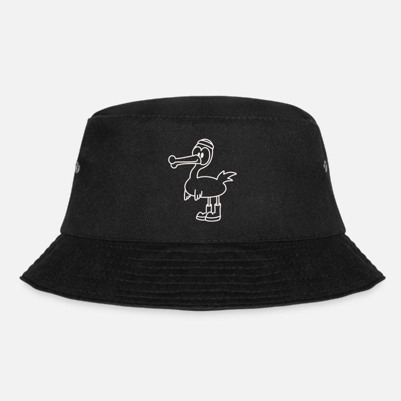 Anti-Zoo Two White - Bucket Hat - Schwarz