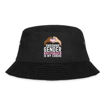 Transgender Trans LGBTQ - Bucket Hat - Schwarz - Vorne - Lela (165cm)
