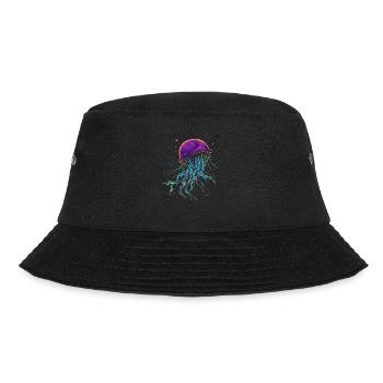 Qualle - Bucket Hat - Schwarz - Vorne - Lela (165cm)
