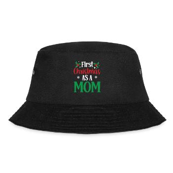 The first Christmas as a mother family pregnant - Bucket Hat - black - Front - Lela (165cm)