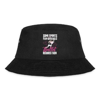 Ballet Dancer Dance Girl Ballerina - Bucket Hat - Schwarz - Vorne - Lela (165cm)