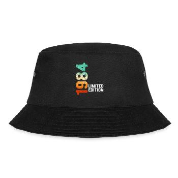 1984 limited edition vintage year of birth retro - Bucket Hat - black - Front - Lela (165cm)