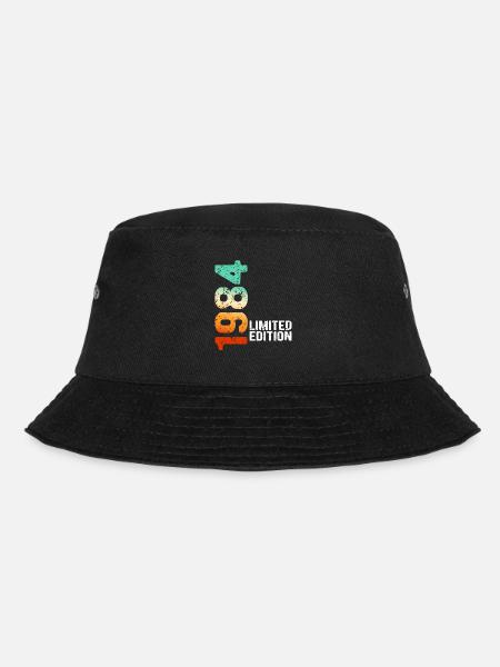 1984 limited Edition Jahrgang Geburtsjahr Retro - Bucket Hat - Schwarz
