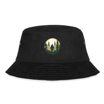 Outdoor Sasquatch Forest Cryptid Gift Bigfoot - Bucket Hat - black - Front - Lela (165cm)