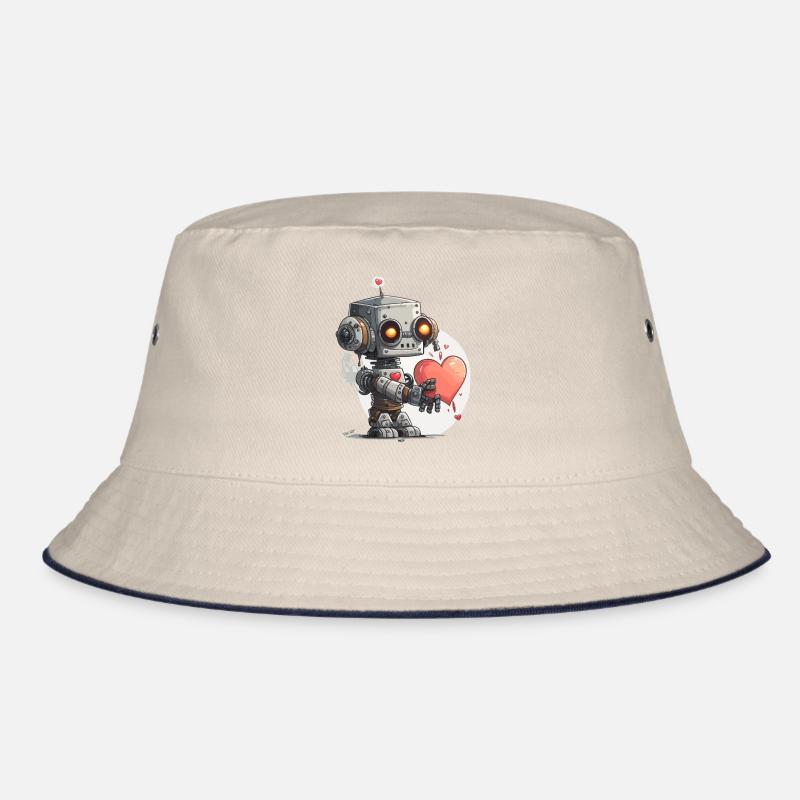 Robo Heart Bucket Hat