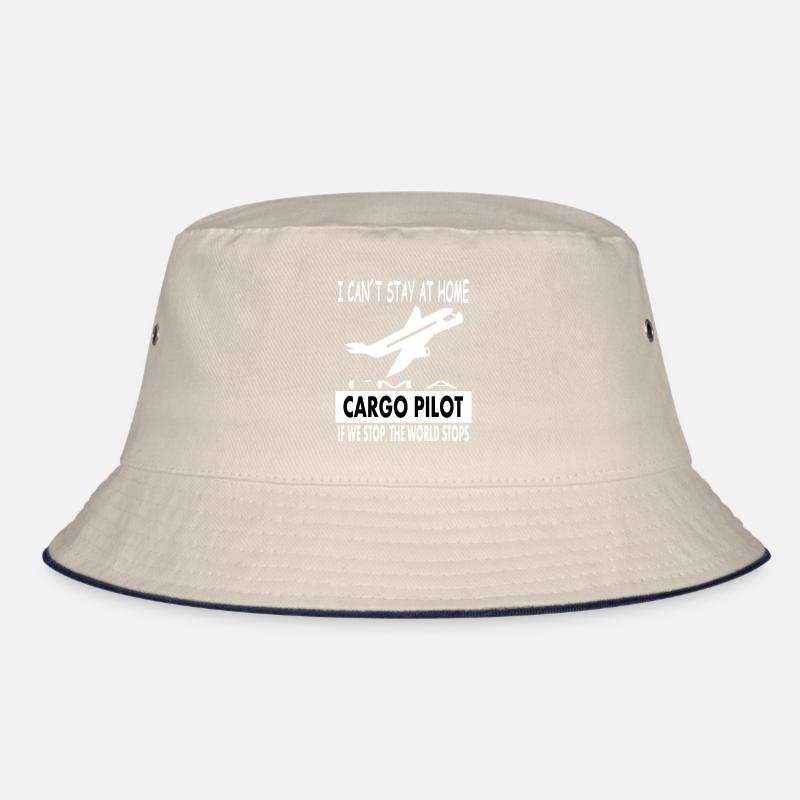 Ich bin Cargopilot Spruch stolzer Pilot Geschenk Bucket Hat