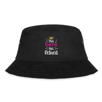 Diese Königin Hat Sich Zur Ruhe Gesetzt Großmutter - Bucket Hat - Schwarz - Vorne - Lela (165cm)