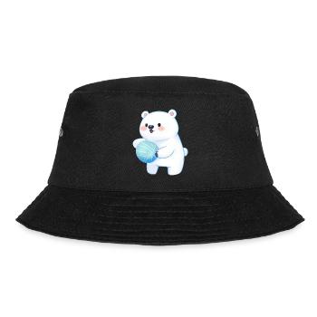 Mignon Polar Bear Polar Bear Volleyball Ball Sports de balle - Bob - noir - Devant - Lela (165cm)