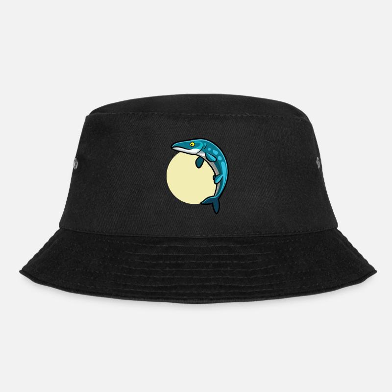 Cute Tylosaurus, Dino, Dinosaur - Bucket Hat - black