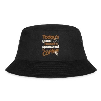 Coffee - good mood - Bucket Hat - black - Front - Lela (165cm)