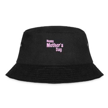 Happy Mother's day - Bucket Hat - Schwarz - Vorne - Lela (165cm)