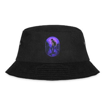 Skateboarder - Bucket Hat - Schwarz - Vorne - Lela (165cm)