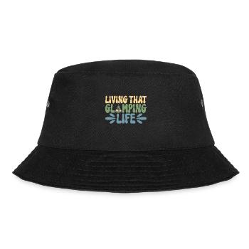 Glamping Glamper - Bucket Hat - Schwarz - Vorne - Lela (165cm)