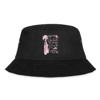 Ballet Dancer Dance Girl Ballerina - Bucket Hat - black - Front - Lela (165cm)