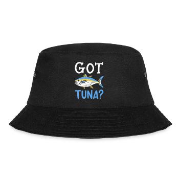 Thunfisch - Bucket Hat - Schwarz - Vorne - Lela (165cm)